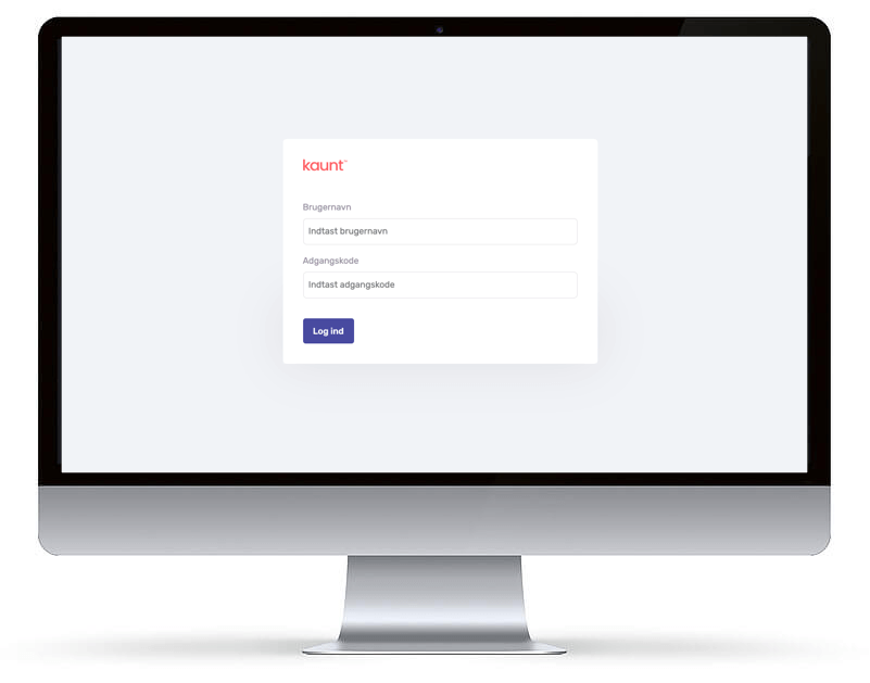 Screenshot fra kaunt — Automatisk bogføring med AI projekt