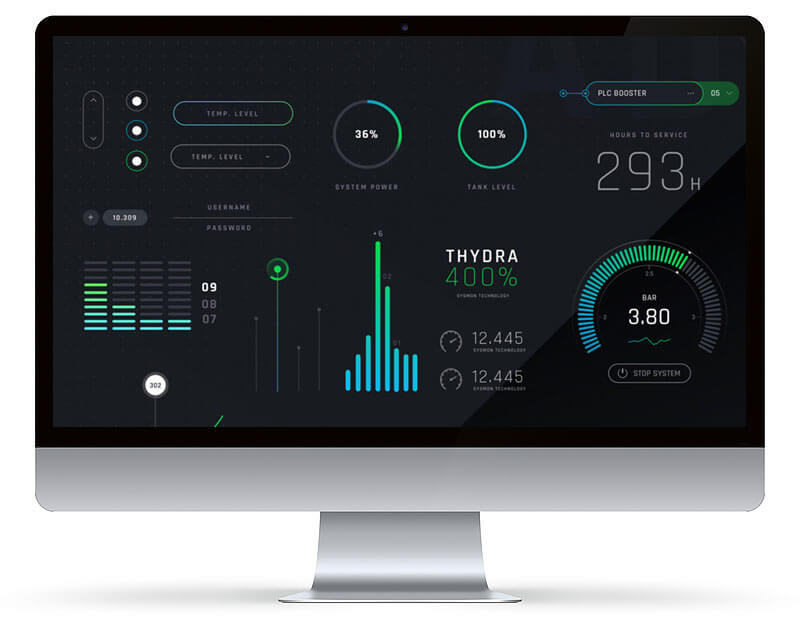 Screenshot fra Grundfos SYSMON projekt