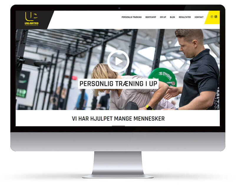 Screenshot fra Unlimited Performance projekt